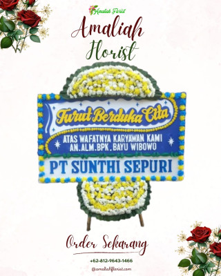 Papan Bunga Duka di Karundang